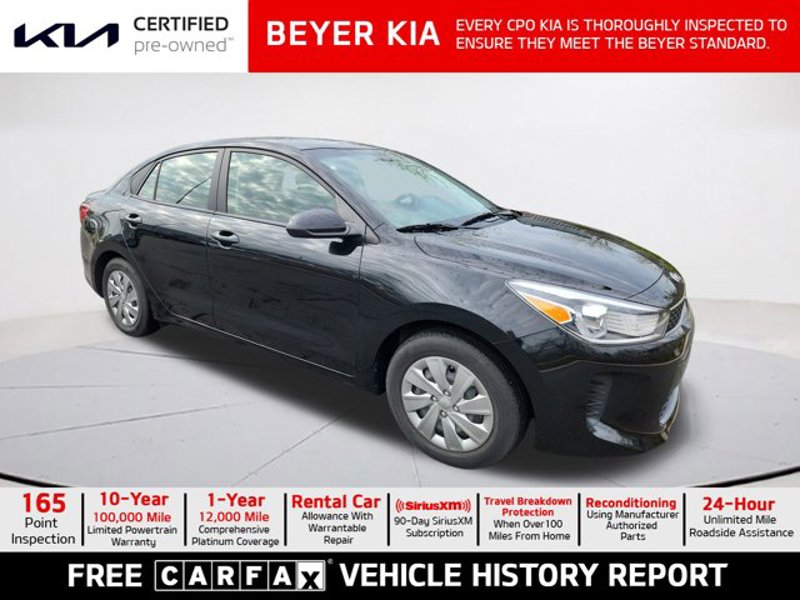 Certified 2020 Kia Rio S w/ Technology Package image 1