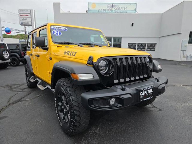 Certified 2021 Jeep Wrangler Unlimited Sport image 1