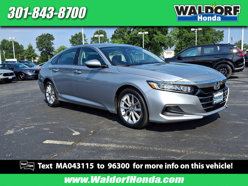 Certified 2021 Honda Accord LX image 1