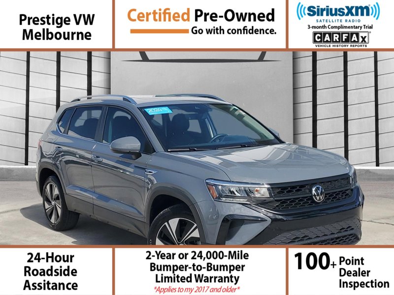 Certified 2024 Volkswagen Taos SE w/ Panoramic Sunroof Package image 1