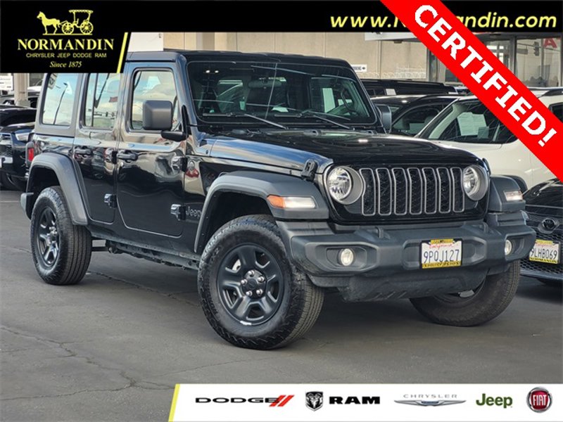 Certified 2024 Jeep Wrangler Sport image 1