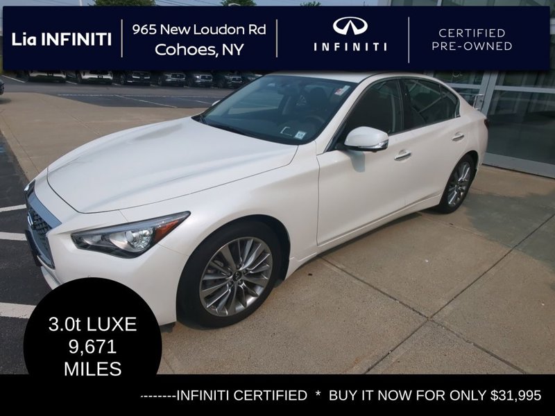 Certified 2022 INFINITI Q50 Luxe image 1