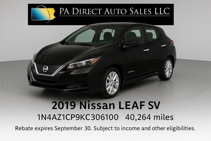 Used 2019 Nissan Leaf SV w/ Protection Package image 1