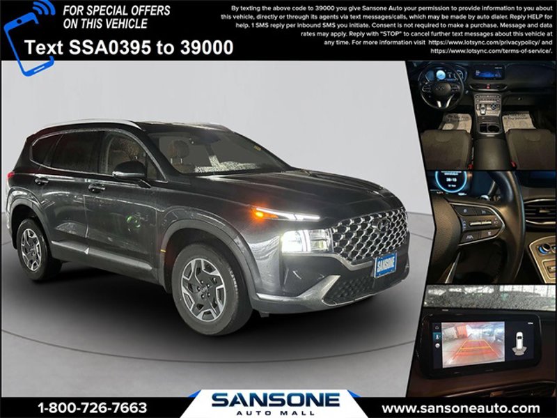 Certified 2023 Hyundai Santa Fe Blue image 1