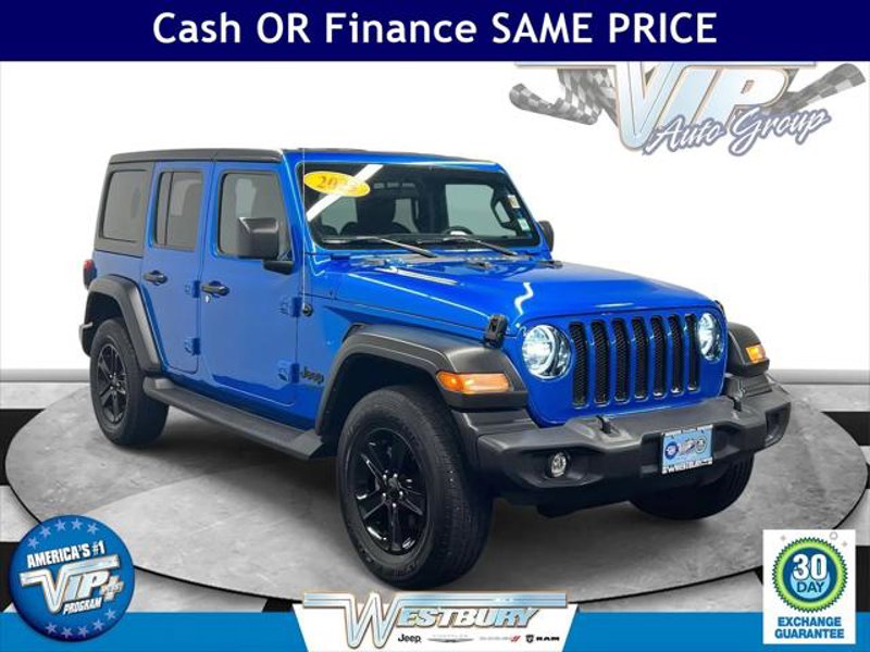 Certified 2022 Jeep Wrangler Unlimited Sport image 1
