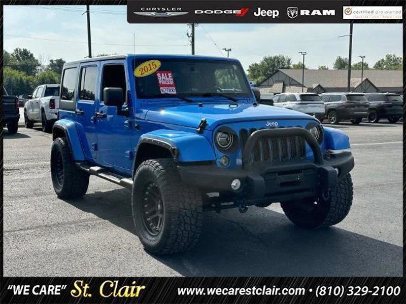 Certified 2015 Jeep Wrangler Unlimited Sahara w/ Connectivity Group image 1
