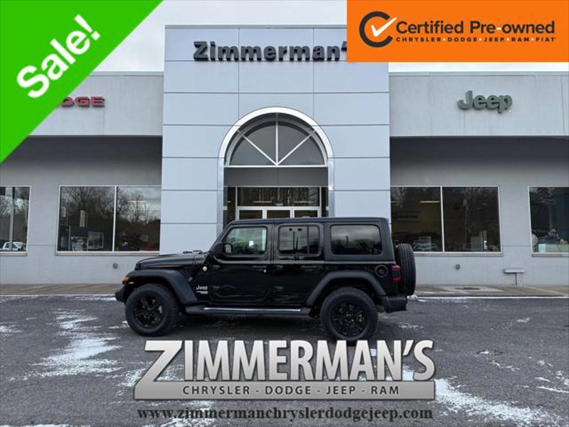 Certified 2021 Jeep Wrangler Unlimited Sport image 1