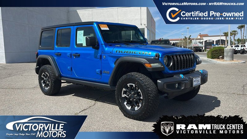 Certified 2024 Jeep Wrangler Unlimited Rubicon 4xe image 1