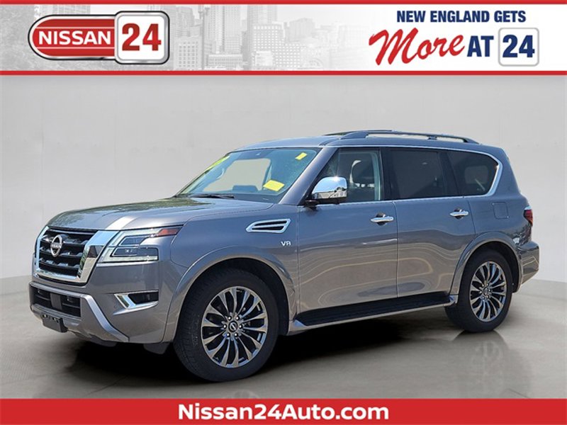 Certified 2022 Nissan Armada Platinum w/ Captain's Chairs Package image 1