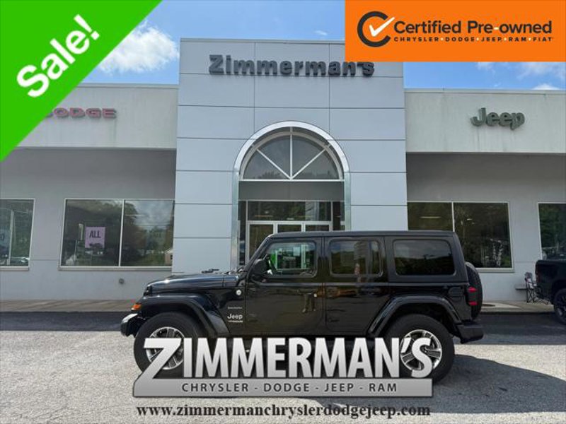 Certified 2021 Jeep Wrangler Unlimited Sahara w/ Dual Top Group image 1