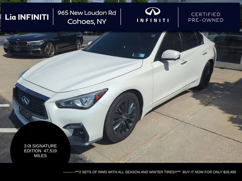 Certified 2021 INFINITI Q50 Signature Edition image 1