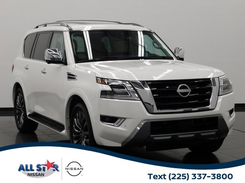 Certified 2024 Nissan Armada Platinum w/ Captain's Chairs Package image 1