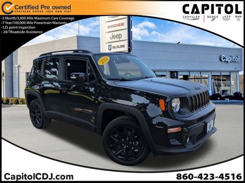 Certified 2022 Jeep Renegade Altitude w/ Sun/Sound Group image 1