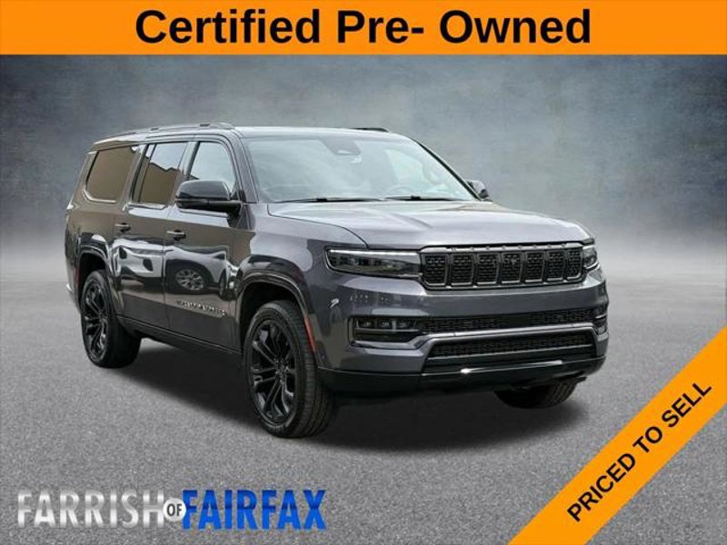 Certified 2024 Jeep Grand Wagoneer L Series II w/ Quick Order Packagew 28T image 1