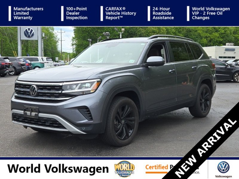 Certified 2022 Volkswagen Atlas SE w/ Panoramic Sunroof Package image 1