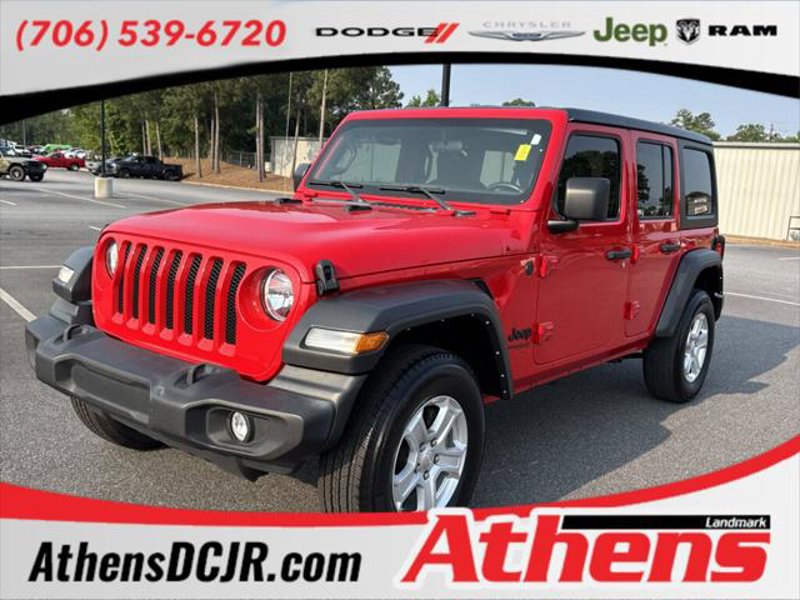 Certified 2022 Jeep Wrangler Unlimited Sport image 1