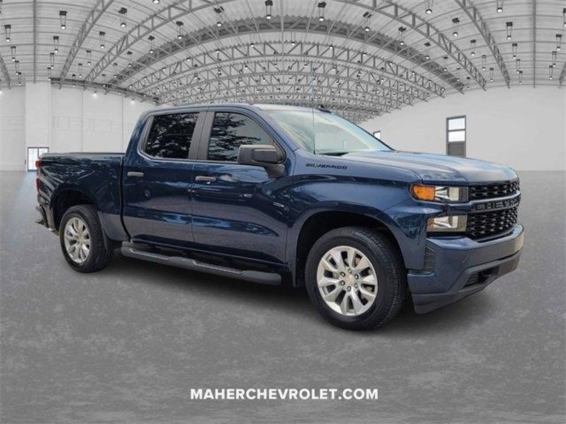 Certified 2021 Chevrolet Silverado 1500 Custom w/ LPO, Dark Essentials Package image 1