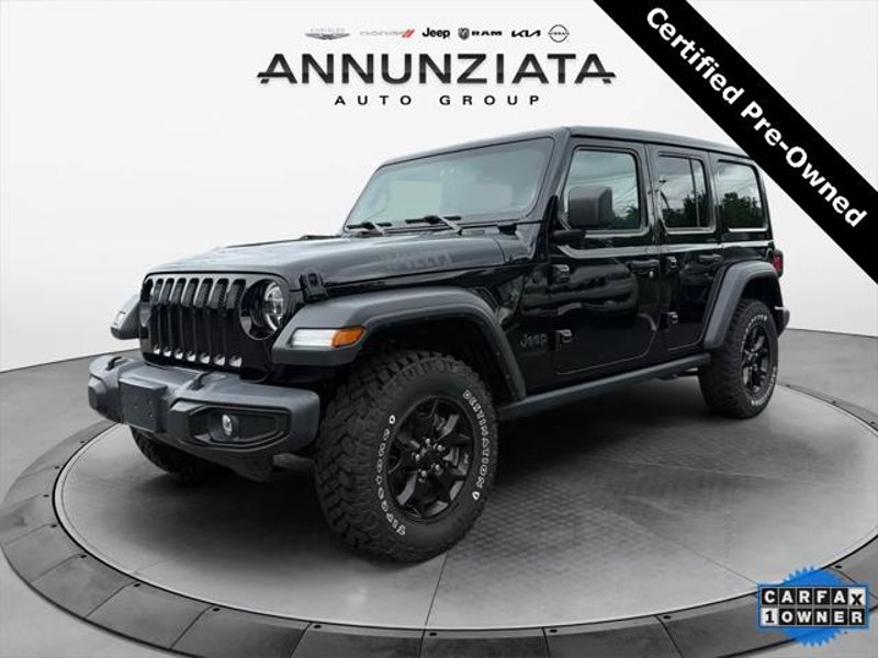 Certified 2022 Jeep Wrangler Unlimited Sport image 1