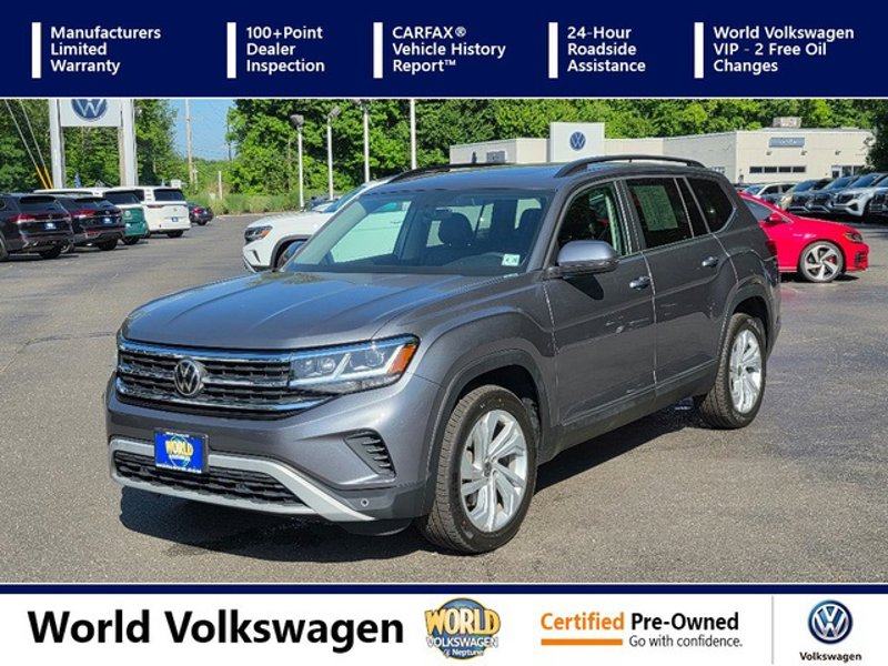 Certified 2022 Volkswagen Atlas SE w/ Panoramic Sunroof Package image 1